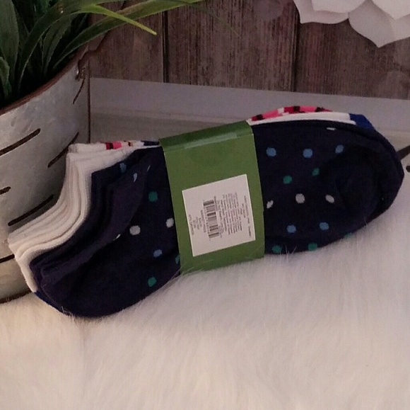 Kate spade berber stripe set of 3 ankle socks - Picture 4 of 4